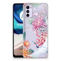 Motorola Moto G42 | TPU Hoesje | Bird Flowers - thumbnail