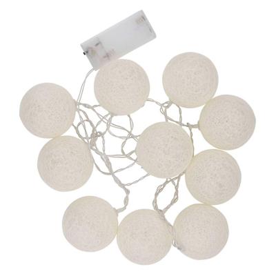 Snoer met 10 Led-Bolletjes