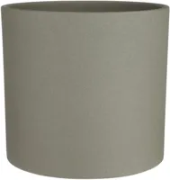 Mica Decorations bloempot Era rond 32.5x31cm zandgroen - thumbnail