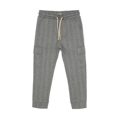 Daily7 winter cargo broek jongens - grijs - strepen