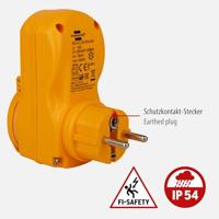 Brennenstuhl 1290660 PRCD-tussenstekker PRCD 230 V Geel IP54 - thumbnail