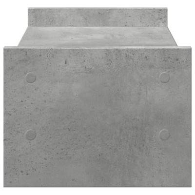 VidaXL Monitorstandaard 50x27x20 cm bewerkt hout betongrijs