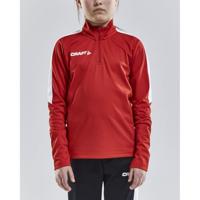 Craft 1905639 Progress Halfzip Tee LS JR - Bright Red/White - 134/140 - thumbnail