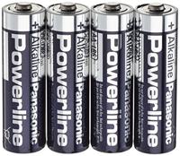Panasonic Powerline alkaline batterij AA LR6AD4P 1.5V (4st) - thumbnail