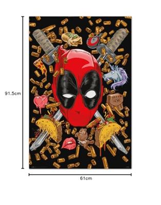 Poster Marvel - Deadpool - Bullets and Chimichangas 61x91,5cm