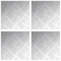 VidaXL Trap tread vierkant 4 pcs zilver 20 x 20 cm aluminium - thumbnail