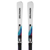 Salomon E Addikt + Mi12 GW F80 Ski White/Neon Blue/Red 177 - thumbnail