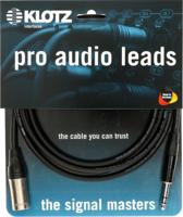 KLOTZ AIS GmbH M1MS1K0100 audio kabel 1 m XLR (3-pin) 6.35mm Zwart - thumbnail