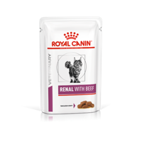 Royal Canin Veterinary Renal met rund natvoer kat (in saus) 4 dozen (48 x 85 g) - thumbnail