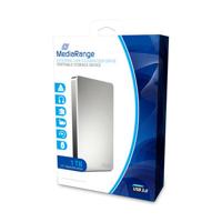 MediaRange USB 3.0 HDD 1TB externe harde schijf 1000 GB Zilver - thumbnail