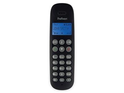 Profoon PDX-300 drievoudige telefoon, zwart - perfecte geluidskwaliteit - verlicht display (PDX-300 drievoudig)