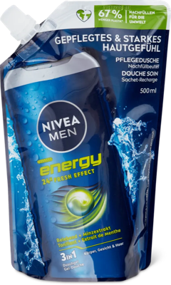 Nivea Men Energy 3-in-1 Douchegel Navulling Nivea Men Energy 3-in-1 Douchegel Navulling