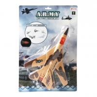 Toi Toys Straaljager militair met licht - thumbnail