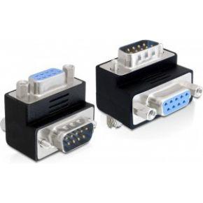 Delock 65265 D-Sub 9-pins male naar female 270° haaks