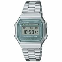 Unisex horloge Casio A168WA-3AYES Groen Zilverkleurig (Ø 35 mm) - thumbnail
