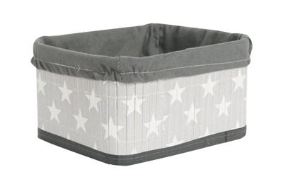 Basket spelset DKD Home Decor Wit Grijs Bamboe Hout MDF Sterren 51 x 35 x 33 cm Basket spelset DKD Home Decor Wit Grijs Bamboe Hout MDF Sterren 51 x 35 x 33 cm