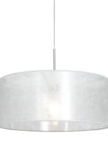 Steinhauer HanglampStresa met 50cm zilvergrijze kap - 9887ST - thumbnail