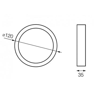 Downlight Iglux LS-102107-FB V2 7 W 570 Lm (6000 K)