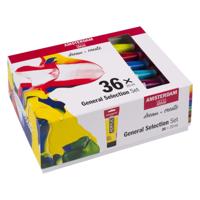 Amsterdam standard series acrylverf algemene selectie set 20ml, 36dlg. - thumbnail