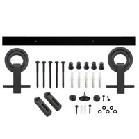 Intersteel Schuifdeursysteem modern top mat zwart - thumbnail