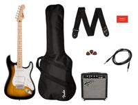Squier Sonic Stratocaster Pack MN 2-Color Sunburst elektrische gitaar starterset - thumbnail