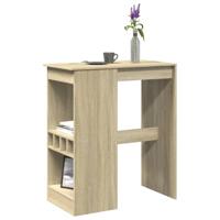 Bartafel met rekken 90x47,5x103,5 cm bewerkt hout sonoma eiken - thumbnail