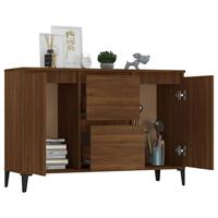 Dressoir 104x35x70 cm bewerkt hout bruin eikenkleur - thumbnail