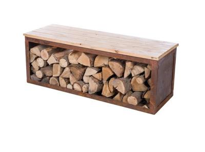RedFire | Wood Storage Bench Tyr 120 cm