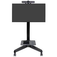 Ergotron 24-192-085 Neo-Flex Mobile MediaCenter UHD TV-wagen Constant Force-technologie, In hoogte verstelbaar 127,0 cm (50) - 165,1 cm (65) Kantelbaar, - thumbnail