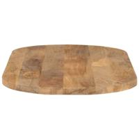 Tafelblad ovaal 110x40x2,5 cm massief mangohout - thumbnail