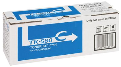 KYOCERA TK-580C tonercartridge 1 stuk(s) Origineel Cyaan KYOCERA TK-580C tonercartridge 1 stuk(s) Origineel Cyaan