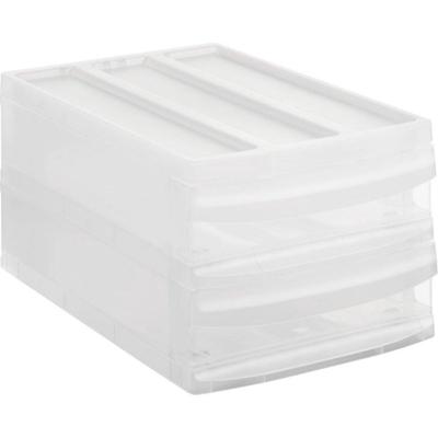 Rotho SYSTEMIX Design Ladekast met 2 Lades 39.5x25.5x20.3 cm Wit Rotho SYSTEMIX Design Ladekast met 2 Lades 39.5x25.5x20.3 cm Wit