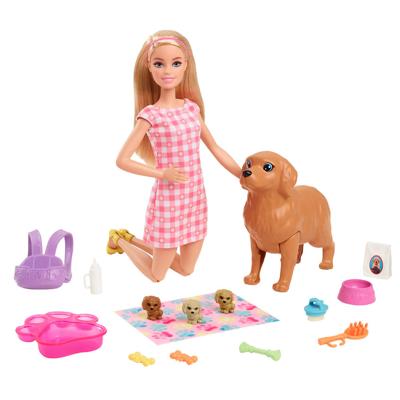 Barbie Pop + Hond met Puppies