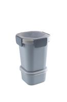 Sunware sigma home food to go lunch beker roze/lichtgrijs 11,5 x 11,5 x 18,5 cm - thumbnail