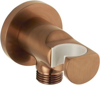 Ben Engraved muuraansluitbocht geborsteld koper pvd-coating Ben Engraved muuraansluitbocht geborsteld koper pvd-coating