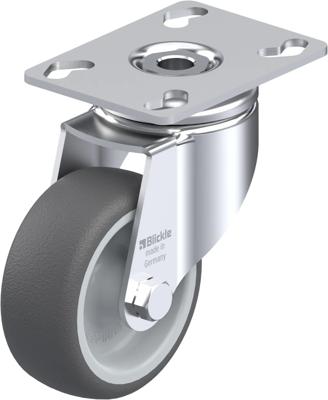 Blickle LKPA-PATH 80G Zwenkwiel Wieldiameter: 80 mm Draagvermogen (max.): 120 kg 1 stuk(s)