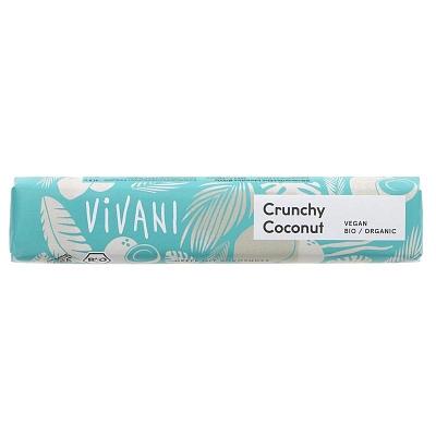 Vivani Chocolate To Go crunchy coconut vegan bio 35 Gram
