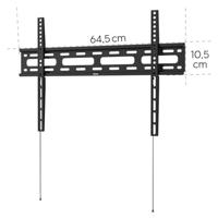 Hama TV-Muurbeugel Vast voor Schermen tot 191 cm Zwart - thumbnail