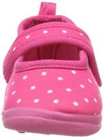 Playshoes pantoffels Stippen Fuchsia Wit-30-31 - thumbnail