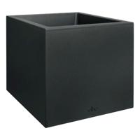 Elho Vivo Next vierkant plantenbak met wielen 40 cm living black - thumbnail