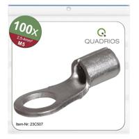 Quadrios 23C507 Ringkabelschoen Dwarsdoorsnede (max.): 4 mm² Schachtdiameter: 5.3 mm Ongeïsoleerd 100 stuk(s) - thumbnail