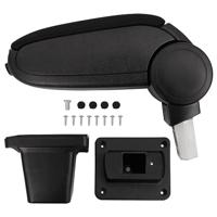 VidaXL Armsteun 14x33x(32-48,5) cm abs zwart - thumbnail