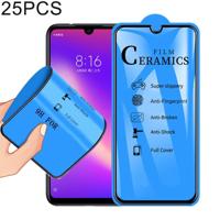 25 stuks 2.5 D volledige lijm volledige cover keramiek film voor Xiaomi Redmi 7/Y3 - thumbnail