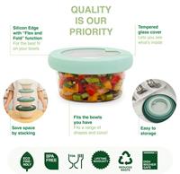 Food Huggers Siliconen deksel - white - xtra small - thumbnail