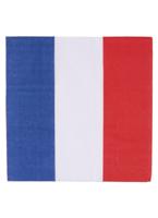 Servetten Rood Wit Blauw gestreept (20st) - thumbnail