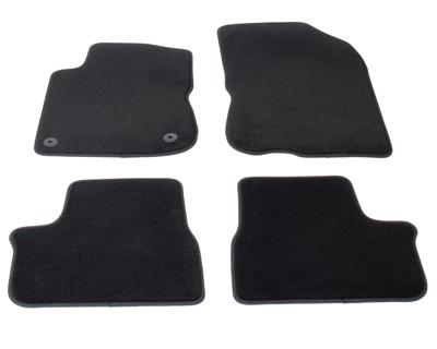 Automatten op maat - zwart velours - Peugeot 208 2012-2019