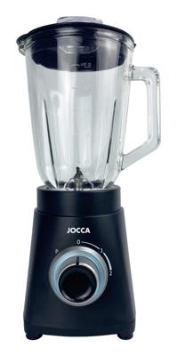 Blender - JOCCA - 1000 W - Glazen kom van 1,5 L - 2 snelheden - Turbofunctie