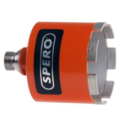 Spero 82mm diamant dozenboor 7 segmenten nat - S292082