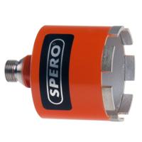 Spero 82mm diamant dozenboor 7 segmenten nat - S292082 - thumbnail