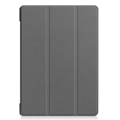 3-Vouw sleepcover hoes - Lenovo Tab E10 - Grijs - thumbnail